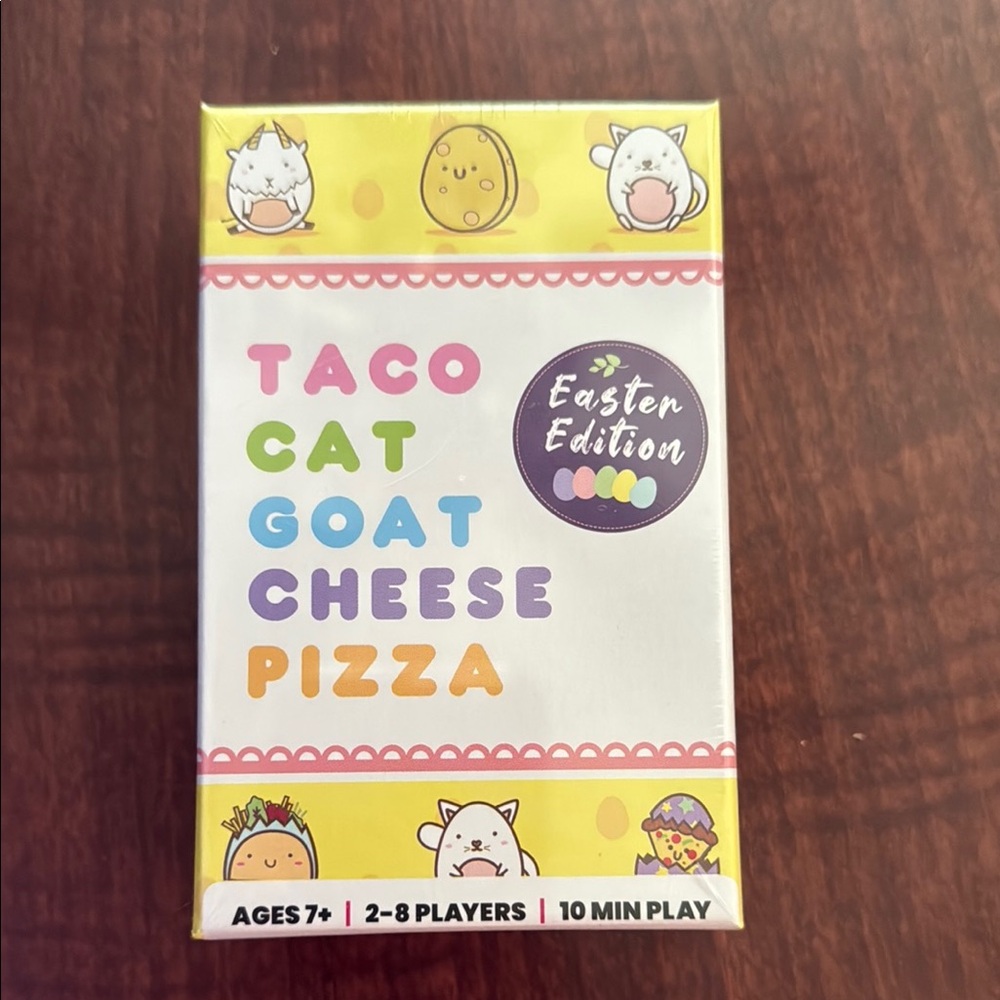 Taco Cat Goat Cheese Pizza Easter Edition Card Game
